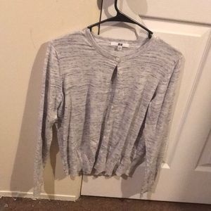 Classic light grey cardigan